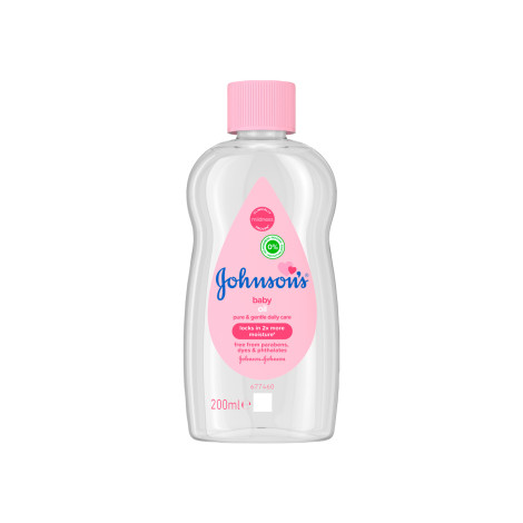 Johnson's Pure & Gentle Daily Care Baby Oil 200ml Johnson's Pure & Gentle Daily Care Baby Oil 200ml - Image 1