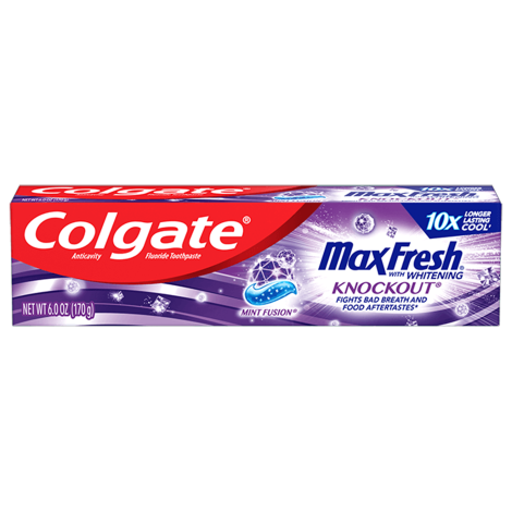 Colgate Max Fresh Knockout Mint Fusion Toothpaste 178g Colgate Max Fresh Knockout Mint Fusion Toothpaste 178g - Image 1