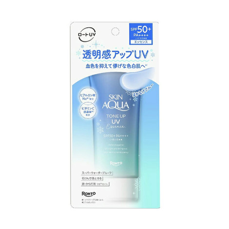 Skin Aqua Tone Up UV Essence Blue SPF50+ PA++++ 80g Skin Aqua Tone Up UV Essence Blue SPF50+ PA++++ 80g - Image 1