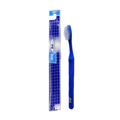 Tek Pro Angled Soft Tooth Brush - Dark Blue Tek Pro Angled Soft Tooth Brush - Dark Blue - Image 1