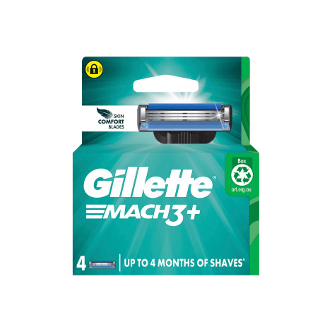 Gillete Mach3 + Skin Comfort Razor Blade - 4 Cartridges Gillete Mach3 + Skin Comfort Razor Blade - 4 Cartridges - Image 1