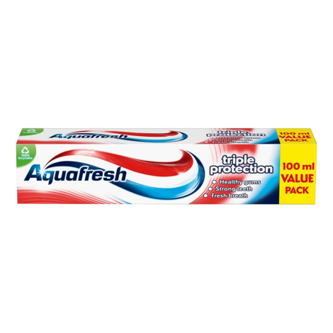 Aquafresh Triple Protection Toothpaste 100ml Aquafresh Triple Protection Toothpaste 100ml - Image 1