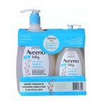 Aveeno Baby Daily Moisture Wash 976ml & Shampoo 354ml Twin Pack
