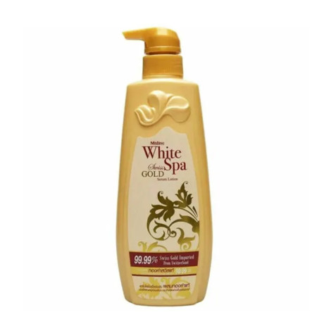 Mistine White Spa Swiss Gold Serum Body Lotion 400ml Mistine White Spa Swiss Gold Serum Body Lotion 400ml - Image 1
