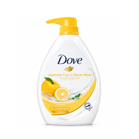 Dove Go Fresh Japanese Yuzu x Glacier Water Bodywash 1L Dove Go Fresh Japanese Yuzu x Glacier Water Bodywash 1L - Image 1