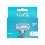 Gillette Venus Smooth 3 Razor Blades, 4 Cartridges