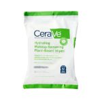 Cerave Hydrating Makeup Removing Plant-Based Face Wipes 25Pcs