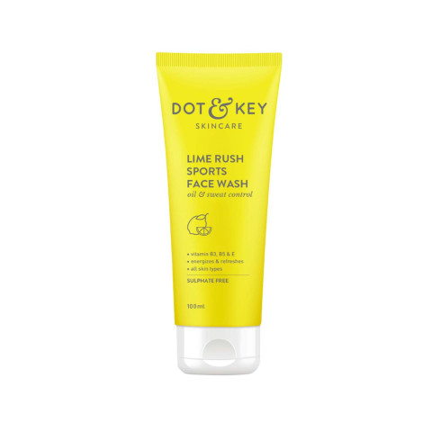 Dot & Key Lime Rush Sports Face Wash 100ml Dot & Key Lime Rush Sports Face Wash 100ml - Image 1