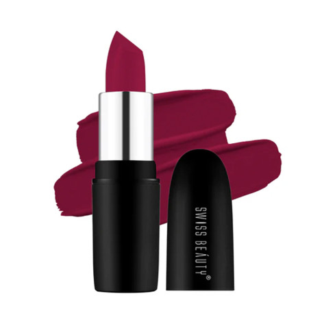 Swiss Beauty Pure Matte Lipstick - 215 Natural Coco Swiss Beauty Pure Matte Lipstick - 215 Natural Coco - Image 1