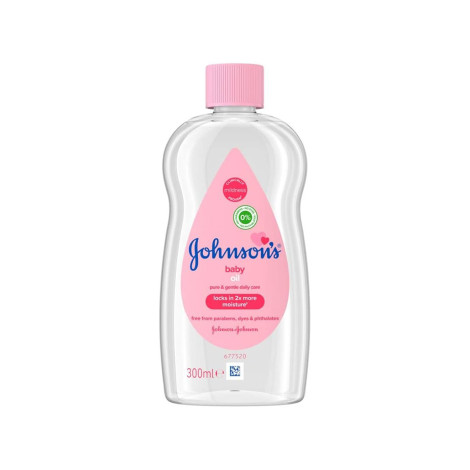 Johnson's Pure & Gentle Daily Care Baby Oil 300ml Johnson's Pure & Gentle Daily Care Baby Oil 300ml - Image 1