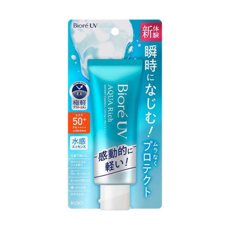 Biore UV Aqua Rich Watery Essence Sunscreen SPF50+PA++++ 70g Biore UV Aqua Rich Watery Essence Sunscreen SPF50+PA++++ 70g - Image 1