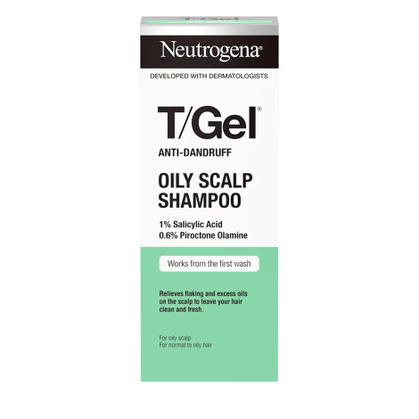 Neutrogena T/Gel Anti-Dandruff Oily Scalp Shampoo 250ml Neutrogena T/Gel Anti-Dandruff Oily Scalp Shampoo 250ml - Image 1