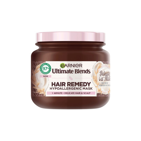 Garnier Ultimate Blends Delicate Oat Milk Hair Remedy Hypoallergenic Mask 340ml Garnier Ultimate Blends Delicate Oat Milk Hair Remedy Hypoallergenic Mask 340ml - Image 1