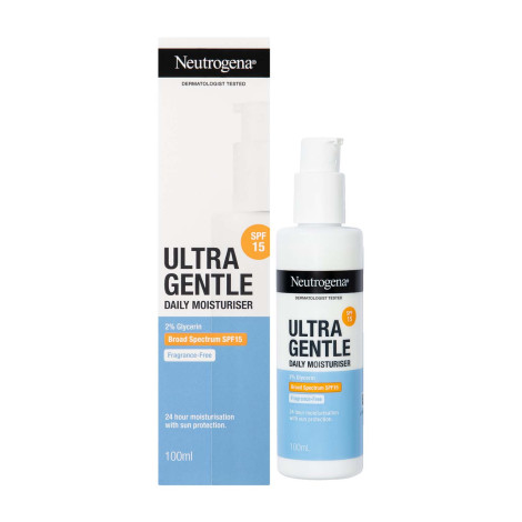 Neutrogena Ultra Gentle Daily Moisturiser SPF15 100ml Neutrogena Ultra Gentle Daily Moisturiser SPF15 100ml - Image 1