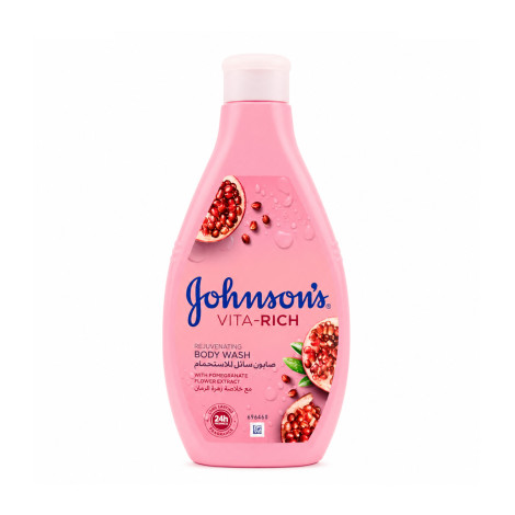 Johnson's Vita Rich With Pomegranate Flower Extract Brightening Body Wash 400ml Johnson's Vita Rich With Pomegranate Flower Extract Brightening Body Wash 400ml - Image 1