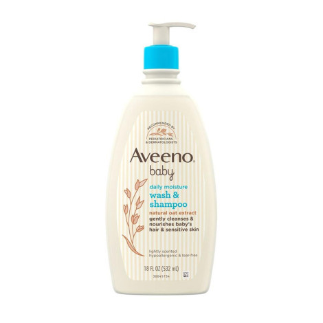 Aveeno Baby Daily Moisture Wash & Shampoo 532ml Aveeno Baby Daily Moisture Wash & Shampoo 532ml - Image 1