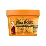 Garnier Ultra Doux Papaya Repairing  3-in-1 Hair Food Mask 390ml