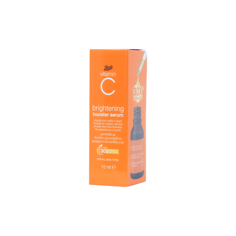 Boots Vitamin C Brightening Booster Serum 15ml Boots Vitamin C Brightening Booster Serum 15ml - Image 1