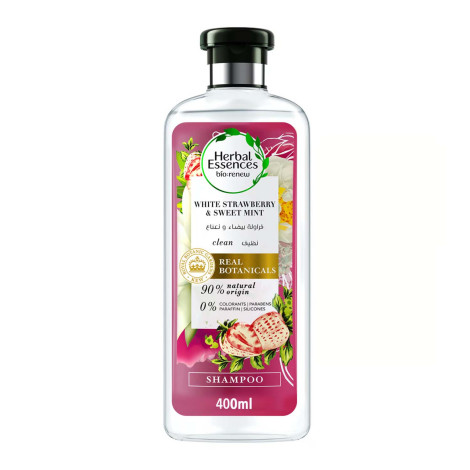 Herbal Essences White Strawberry & Sweet Mint Shampoo 400ml Herbal Essences White Strawberry & Sweet Mint Shampoo 400ml - Image 1