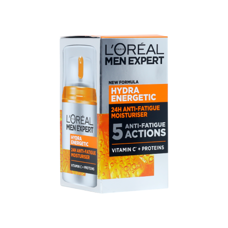 LOreal Men Expert Hydra Energetic 24H Anti-Fatigue Moisturiser 50ml LOreal Men Expert Hydra Energetic 24H Anti-Fatigue Moisturiser 50ml - Image 1