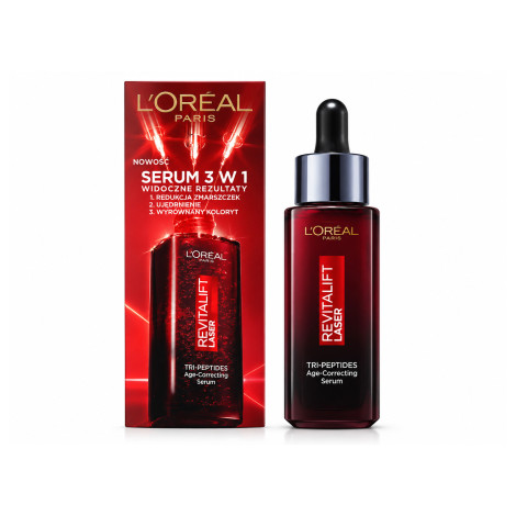 L'Oreal Revitalift Laser Tri-Peptides Age Correcting Serum 30ml L'Oreal Revitalift Laser Tri-Peptides Age Correcting Serum 30ml - Image 1