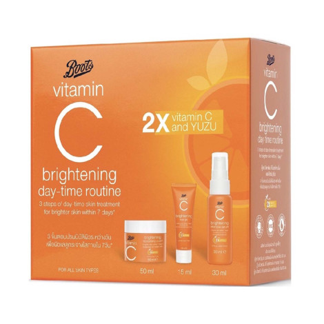 Boots Vitamin C Brightening Day Time Routine 3pcs Set Boots Vitamin C Brightening Day Time Routine 3pcs Set - Image 1