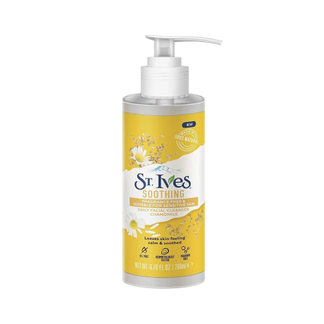 St. Ives Soothing Chamomile Daily Facial Cleanser 200ml St. Ives Soothing Chamomile Daily Facial Cleanser 200ml - Image 1