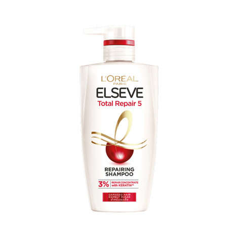 L'Oreal Elseve Total Repair 5 Repairing Shampoo 400ml L'Oreal Elseve Total Repair 5 Repairing Shampoo 400ml - Image 1