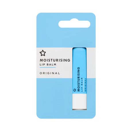 Superdrug Original Moisturising Lip Balm 4g Superdrug Original Moisturising Lip Balm 4g - Image 1