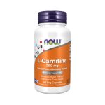 NOW L-Carnitine 250 mg Veg 60 Capsules (USA)