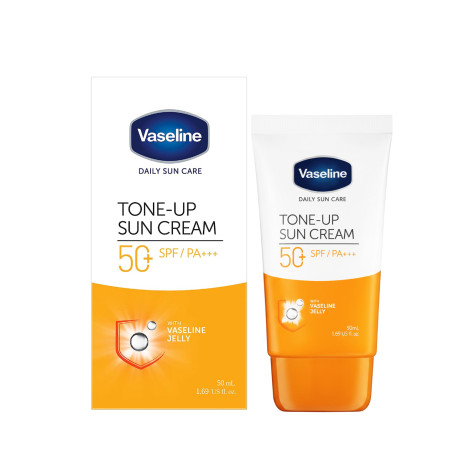 Vaseline Daily Sun Care Tone Up Sun Cream SPF50+ PA+++ 50ml Vaseline Daily Sun Care Tone Up Sun Cream SPF50+ PA+++ 50ml - Image 1