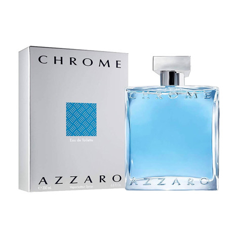 Azzaro Chrome Eau De Toilette Vaporisateur Spray 200ml Azzaro Chrome Eau De Toilette Vaporisateur Spray 200ml - Image 1