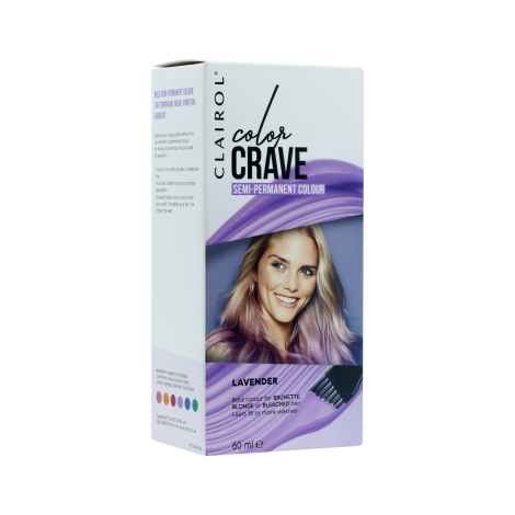 Clairol Crave Semi Permanent Colour - Lavender Clairol Crave Semi Permanent Colour - Lavender - Image 1