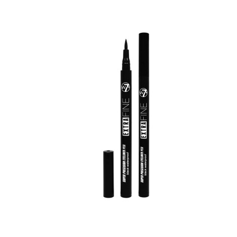 W7 Extra Fine Super Precision Waterproof Eyeliner -Black W7 Extra Fine Super Precision Waterproof Eyeliner -Black - Image 1