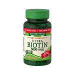 Nature’s Truth Ultra Biotin 5,000mcg Natural Berry Flavor Fast Dissolve 78 Tabs
