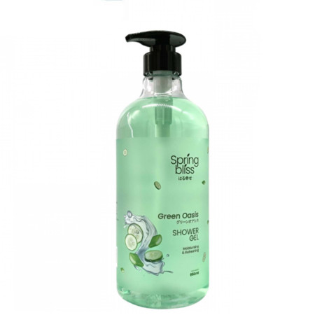 Spring Bliss Green Oasis Shower Gel 950ml Spring Bliss Green Oasis Shower Gel 950ml - Image 1