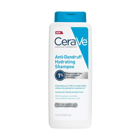 CeraVe 1% Anti-Dandruff Hydrating Shampoo 355ml CeraVe 1% Anti-Dandruff Hydrating Shampoo 355ml - Image 1