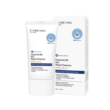 Care:nel Dr. Skin Hyaluvita B5 Repair Essence SPF50+ PA++++ 50ml Care:nel Dr. Skin Hyaluvita B5 Repair Essence SPF50+ PA++++ 50ml - Image 1