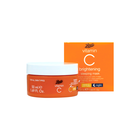 Boots Vitamin C Brightening Sleeping Mask 50ml Boots Vitamin C Brightening Sleeping Mask 50ml - Image 1