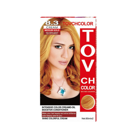 Tovch Hair color - 8.3 Medium Gold Tovch Hair color - 8.3 Medium Gold - Image 1