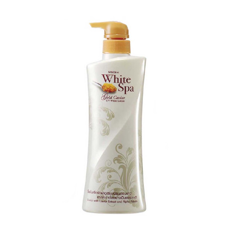 Mistine White Spa Gold Caviar UV White Body Lotion 400ml Mistine White Spa Gold Caviar UV White Body Lotion 400ml - Image 1