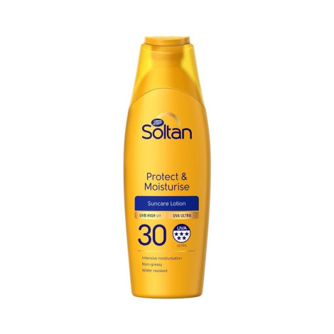 Boots Soltan Protect & Moisturise Suncare Lotion SPF30 200ml Boots Soltan Protect & Moisturise Suncare Lotion SPF30 200ml - Image 1