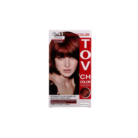 Tovch Hair color 30ml*2 - 6.41 Blonde Copper Iridescent Tovch Hair color 30ml*2 - 6.41 Blonde Copper Iridescent - Image 1